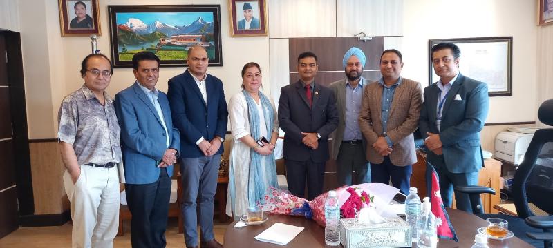 NICCI paid courtesy call to Newly appointed Finance Secretary of Government of Nepal Mr. Krishna Hari Pushkar on Friday 2nd September 2022