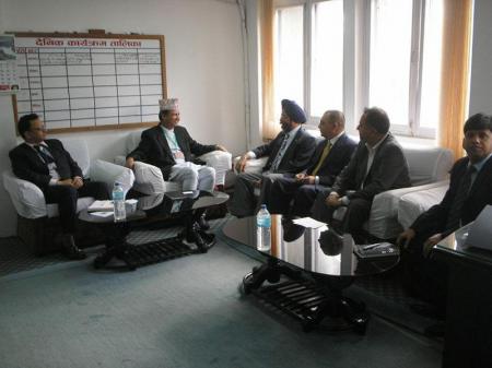 Courtesy Meeting of the delegates from Vishakhapatnam Port with GoN High Officials, Kathmandu