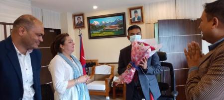 NICCI paid courtesy call to  Newly appointed Finance Secretary of Government of Nepal Mr. Krishna Hari Pushkar on Friday 2nd September 2022