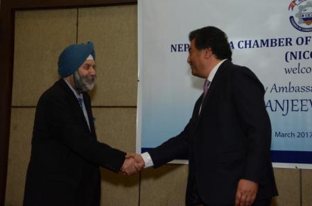 Welcome Reception in honour of New Ambassador of India to Nepal His Excellency Shri Manjeev Singh Puri
