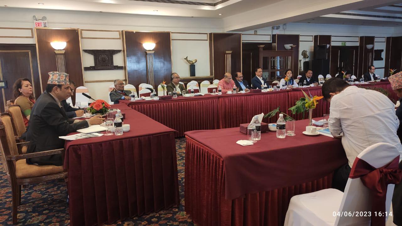 Round Table Discussion on Nepal-India Trade Treaty Organised by SAWTEE(Sauth Asia Watch On Trade, Economics and Environment) on 6th April 2023 and Special Remarks by President of NICCI Mrs. Shreejana Rana to the Program.