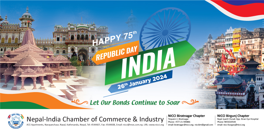 NICCI wishes a Happy 75th Republic Day of India
