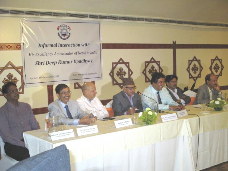"Informan Interaction with H.E. Ambassador of Nepal to India...