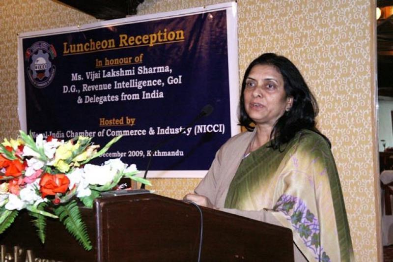 Interaction with indian customs DG Vijailakshmi Sharma