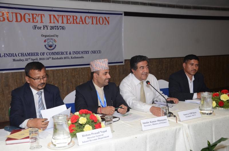 Pre-budget Interaction for FY 2075-76