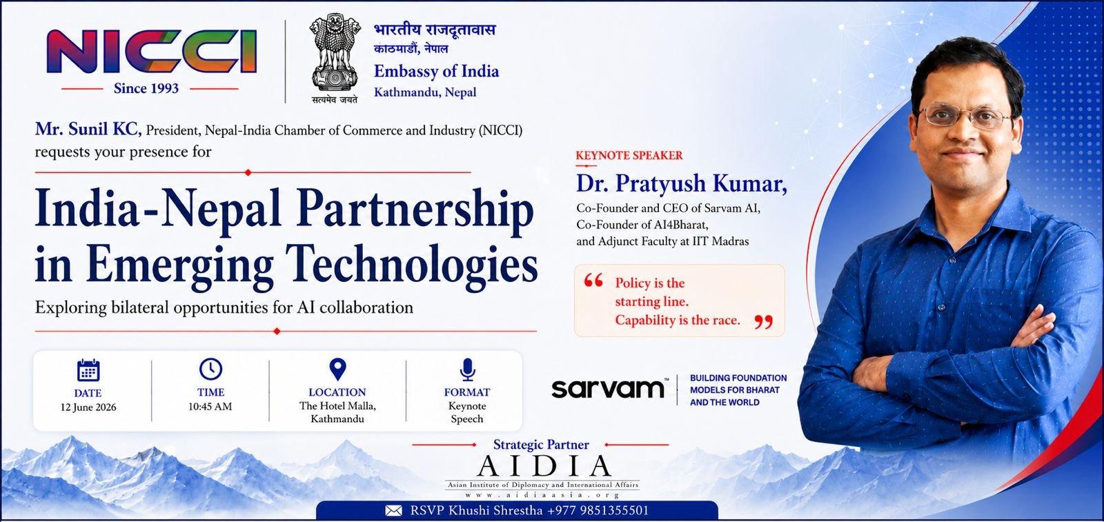 India–Nepal Partnership in Emerging Technologies Exploring Bilateral Opportunities for...